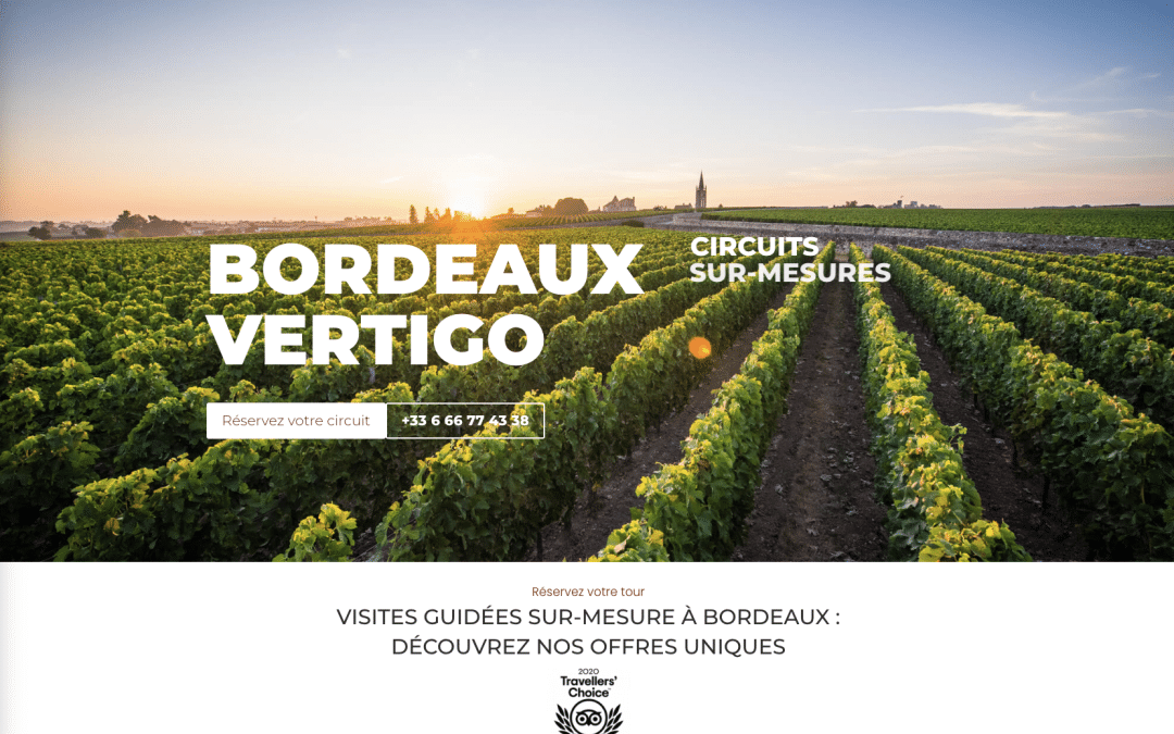 Création de site internet pour Bordeaux Vertigo à Bordeaux