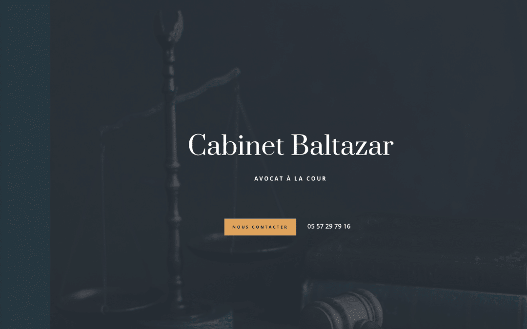 Création de site internet pour Cabinet Baltazar à Bordeaux