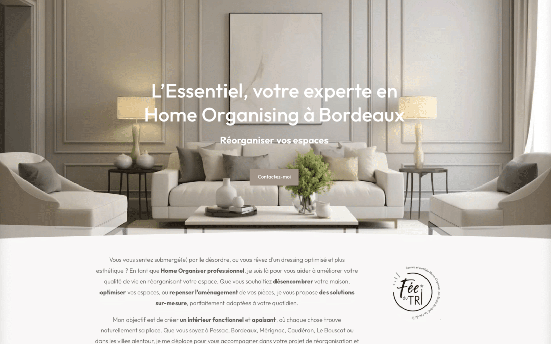 Création de site internet pour L’Essentiel à Pessac