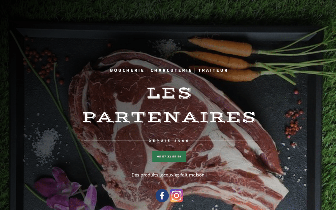 Création de site internet pour Les Partenaires à Saint-Aubin-de-Blaye, Saint-Genis-de-Saintonge