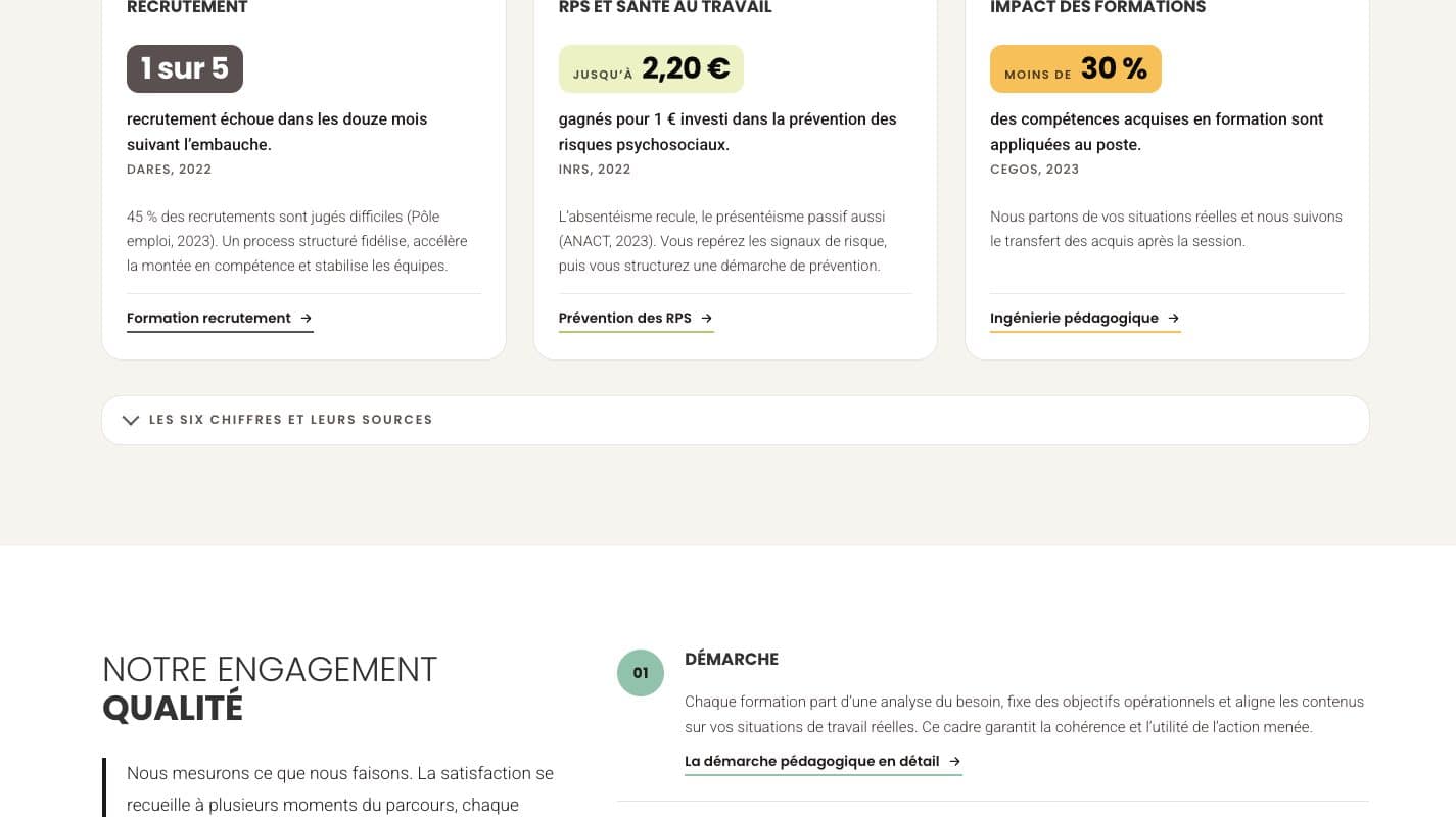 Aperçu du site Flow Buster