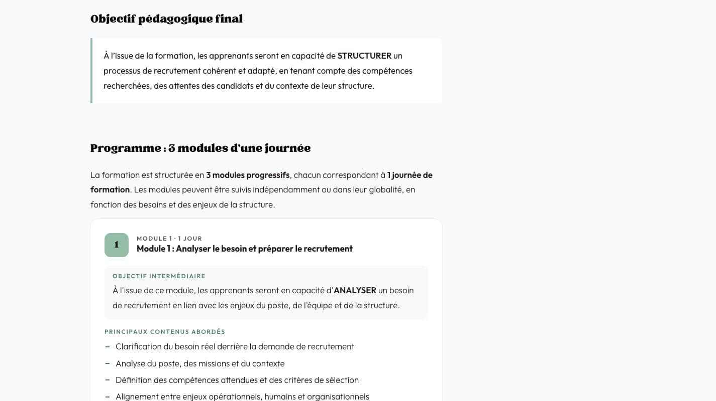 Aperçu du site Flow Buster