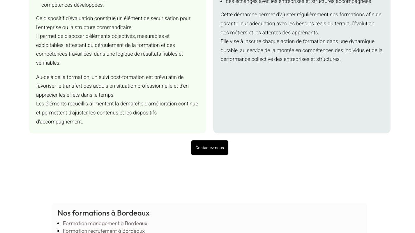 Aperçu du site Flow Buster